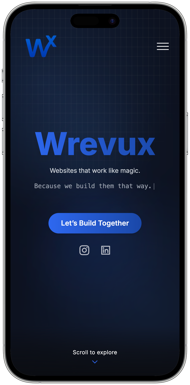 Responsive design preview on iPhone